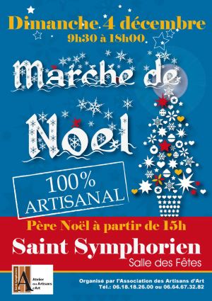 Marché de Noël de Saint-Symphorien (33) le 4 décembre 2016